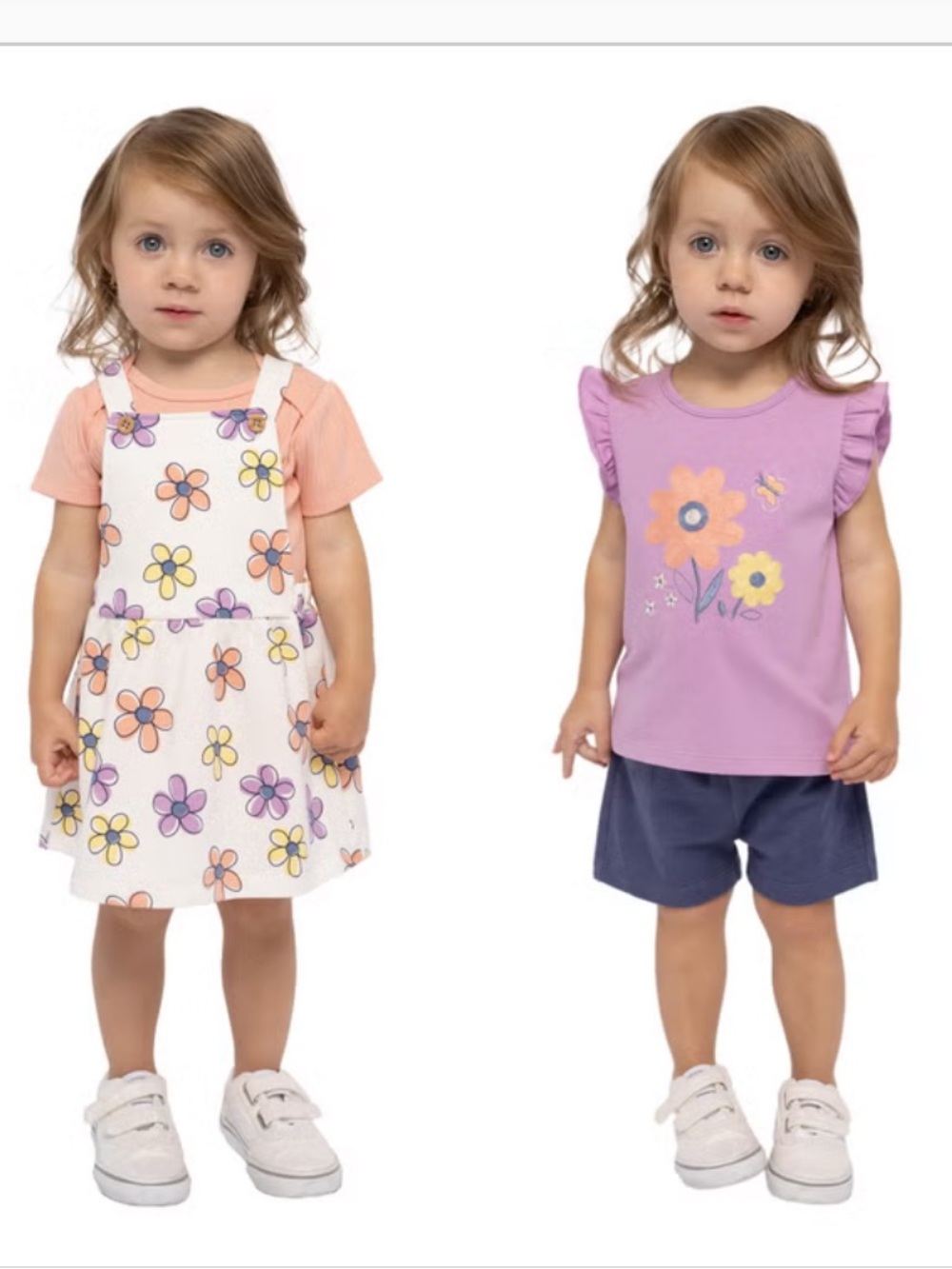 NWT PEKKLE Kids Floral 4-Piece Matching Sets - size 18M